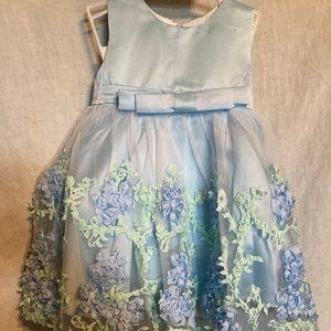 HOLIDAYS COMING PRETTY ANGEL IN BLUE DRESS NEW